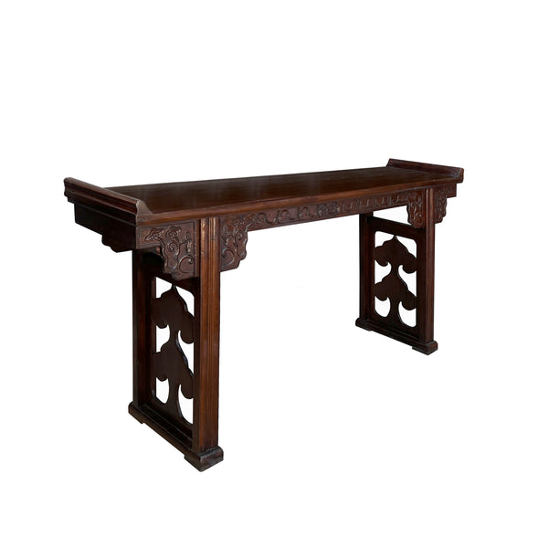 15 Chinese Brown Wood Altar Rectangular Table Top Display Stand Easel –  Golden Lotus Antiques