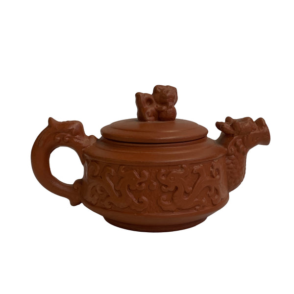 Black Dragon Shipiao Teapot, Flat Lid, Wuhui Heini Clay 180ml