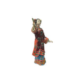 Clay Qing dynasty lady figure display art