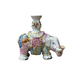 ws3977-vintage-cute-pink-flower-porcelain-elephant-candle-holder-figure