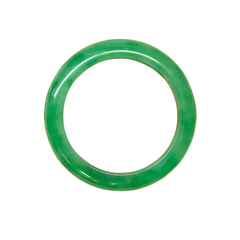 2.15" Chinese Green Jade Stone Bracelet Bangle ws4037S