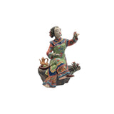 Chinese Porcelain Qing Style Dressing Tea Bird Lady Figure ws4049S