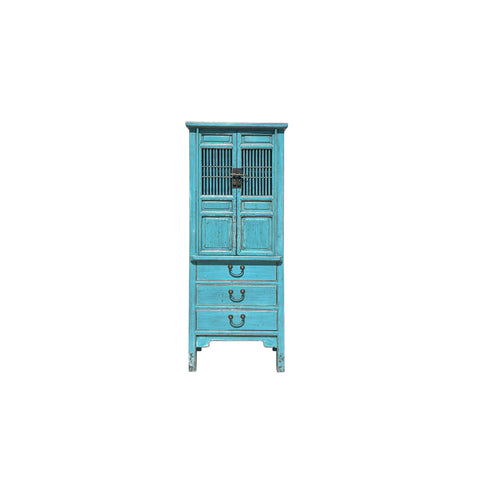 aws4067-distressed-turqouise-blue-shutter-door-slim-storage-cabinet