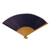 14.75" Chinese Handmade Heart Sutra Writing Theme Wood Paper Art Fan ws4098S