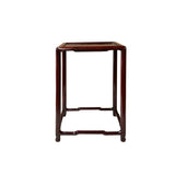 6.5" Reddish Brown Square Slim Legs Tall Wood Display Stand Easel ws4288AS