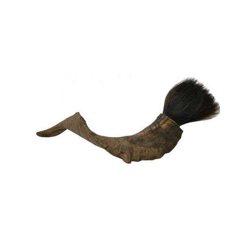 19" Rustic Natural Artistic Horn Shape Brush Accent Display ws4306S