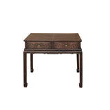 Chinese Brown Relief Dragon Drawers Altar Foyer Side Console Table ws3928S