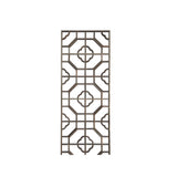 78.5" Narrow Long Rectangular Plain Wood Geometric Pattern Wall Panel ws4139S