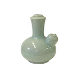 Chinese Porcelain Light Celadon Crackle Underlay Jug Plain Vase ws3264S