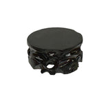 3.5" Dark Brown Wood Carving Square Round Table Top Stand Riser ws4003S