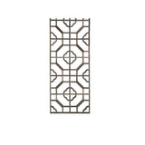 78.5" Narrow Long Rectangular Plain Wood Geometric Pattern Wall Panel ws4139S