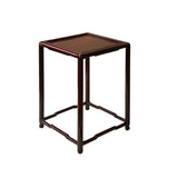 5.25" Reddish Brown Square Slim Legs Tall Wood Display Stand Easel ws4288BS