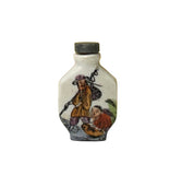 Chinese White Porcelain Bottle with People Figure Graphic ws1259S