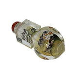 Chinese Inside Oriental Scenery Animals Cats Graphic Glass Art Bottle ws4153S