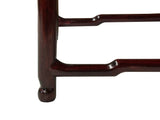 6.5" Reddish Brown Square Slim Legs Tall Wood Display Stand Easel ws4288AS