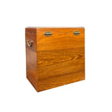 Natural Wood Handmade Rectangular Tall Storage Trunk Chest Box ws4472S