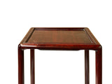 5.25" Reddish Brown Square Slim Legs Tall Wood Display Stand Easel ws4288BS