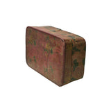 Vintage Pink Blossom Flower Graphic Rectangular Paper Mache Box ws4295S