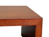 39" Simple Plank Wood Brown Rectangular Coffee Table Stand ws4251BS