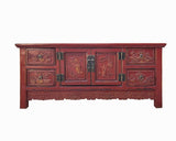 vintage-chinese-brick-red-low-tv-console-media-stand