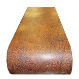 Oriental Solid Wood Handmade Orange Red Multi-Layer Lacquer Scroll Low Table Stand cs5483S