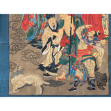 Large Chinese Canvas Art of Part of Sixteen Arhats with Guards Theme cs7163S