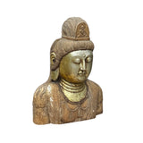 Outdoor Bodhisattva sculpture