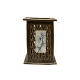 chinese square tan porcelain holder - 