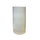 Chinese Off White Porcelain Crackle Pattern Column Vase Holder ws2727S