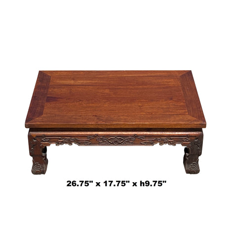 Oriental Furniture Display Stand Wooden Rectangle Rectangular Shape Solid Rosewood Wood Display Base Holder for Small Little Things Statues Items