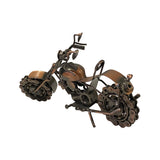 Copper Bronze Color Metal Mechanic Motorcycle Display Art Figure ws2028S