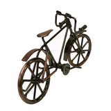 Copper Bronze Color Metal Mechanic Bicycle Display Art Figure ws2027S