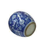 Oriental Handpaint People Theme Small Blue White Porcelain Ginger Jar ws2313S