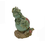 Handmade Light Green Ceramic Artistic Gourd Figure Display Art ws2804S